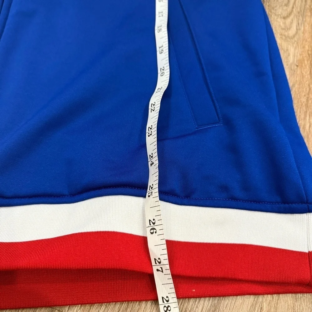 Kansas Jayhawks Adidas Jacket Basketball XII Warm Up Climalite Blue Men’s Large